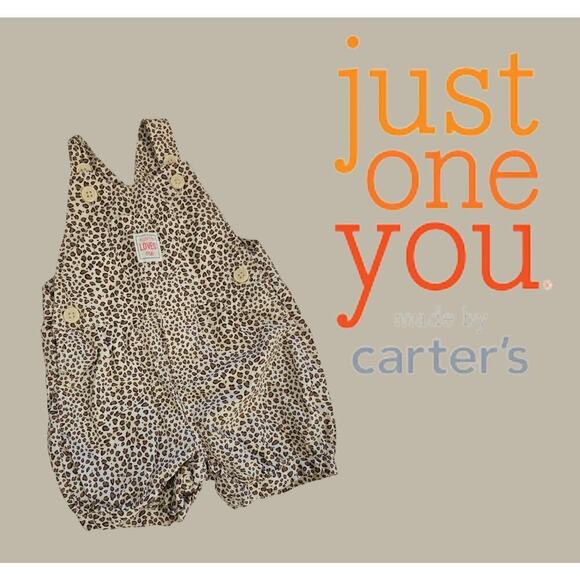 Just One You Made by Carter's baby girl animals print "Auntie Loves Me" romper - Picture 9 of 9